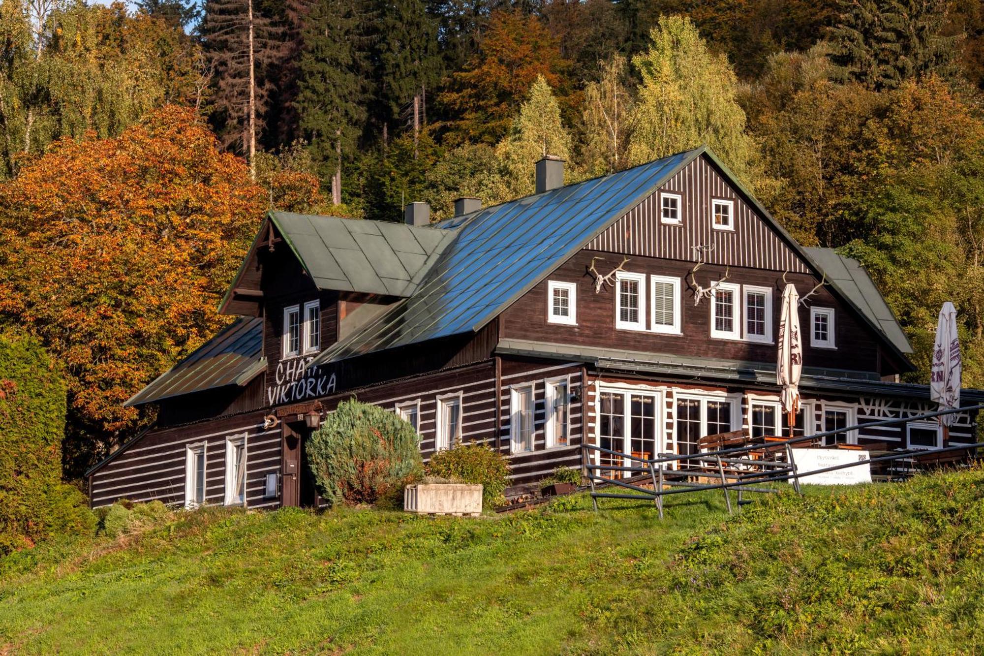 Krkonošská chata Viktorka Janske Lazne Exterior foto